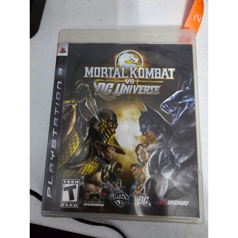 Mortal Kombat vs DC Universe Sony PlayStation 3 PS3 Game Complete with Manual